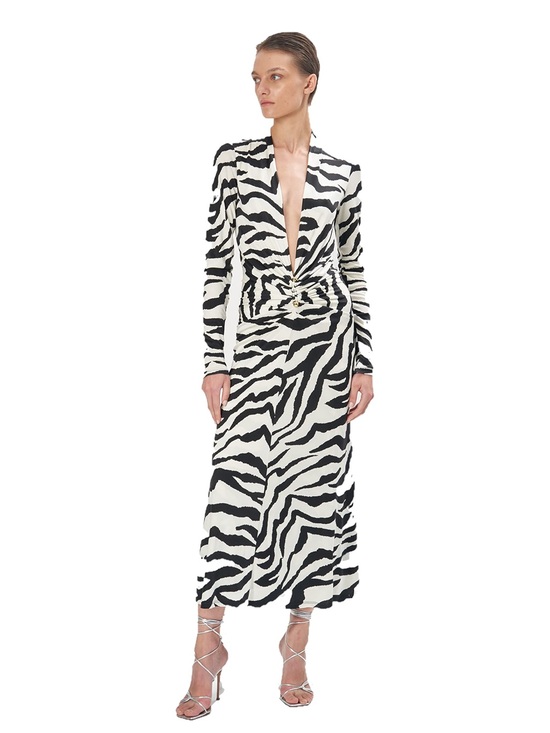 Ronny Kobo Collection Dresses & Skirts - Ronny Kobo
Venus Plunging V-Neck Maxi Dress, M